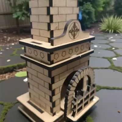 Queimador de incenso em forma de Lareira