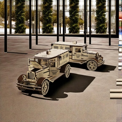 Viatura da policia antiga