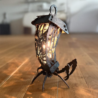 Porta-Velas Aranha Halloween