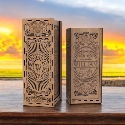 Caixa de Whisky personalizada