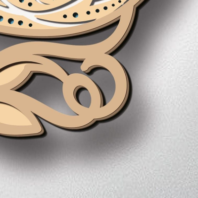 Quadro 3D de 5 camadas Alianças