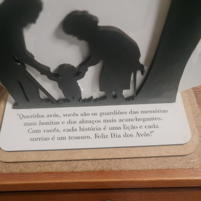 Placa decorativa dia dos Avós