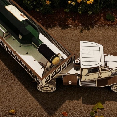 Camião Semi-reboque Vintage