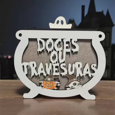 Caldeirão para doces Halloween