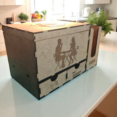 Organizador para as capsulas café