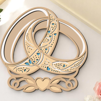 Quadro 3D de 5 camadas Alianças