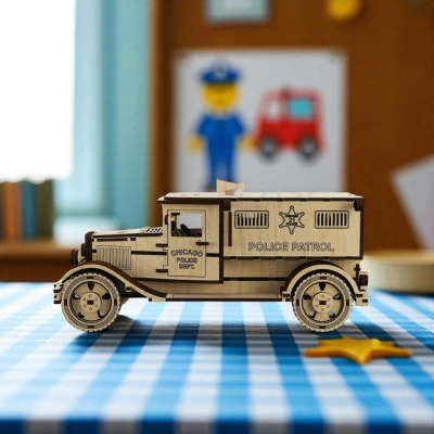 Viatura da policia antiga