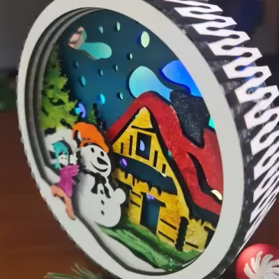 Bola de Natal com Led