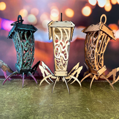 Porta-Velas Aranha Halloween