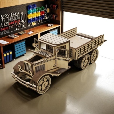 Camião clássico de carga