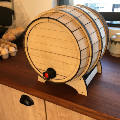 Barril para pack de vinho