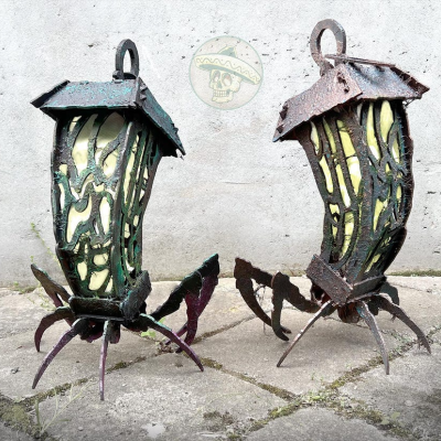 Porta-Velas Aranha Halloween