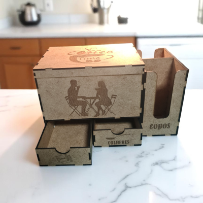 Organizador para as capsulas café