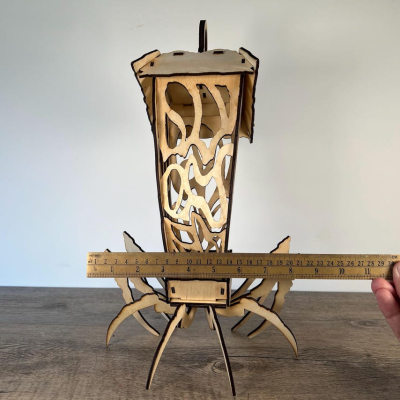 Porta-Velas Aranha Halloween