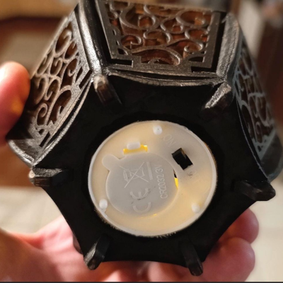 Lanterna de vela gótica