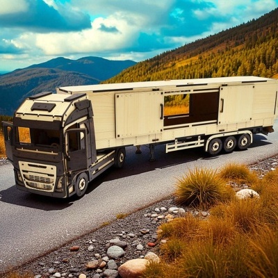 Camião Volvo FH12 Semi-Reboque Colecionador