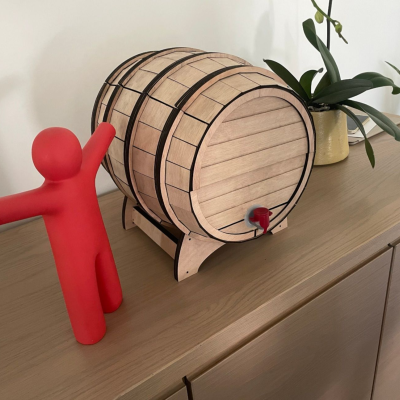 Barril para pack de vinho