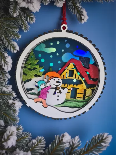 Bola de Natal com Led