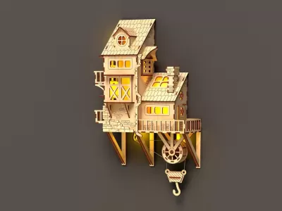 Luz de presença "Lar encantado"