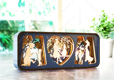 Placa de decoração para o dia da Mãe e dia do Pai