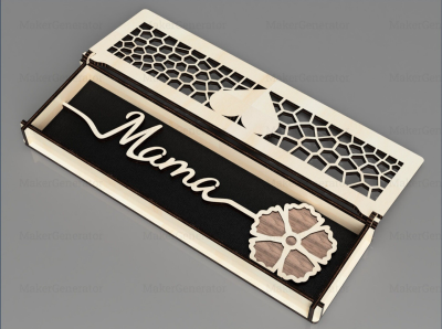 Flor dia da Mãe c/ caixa