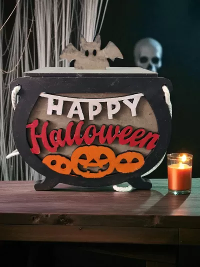 Caldeirão para doces Halloween