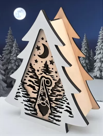 Luzes presença Arvore Natal