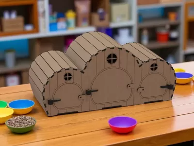 Casinha Nuvem para Hamsters