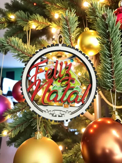 Bolas de Natal grandes 3 camadas