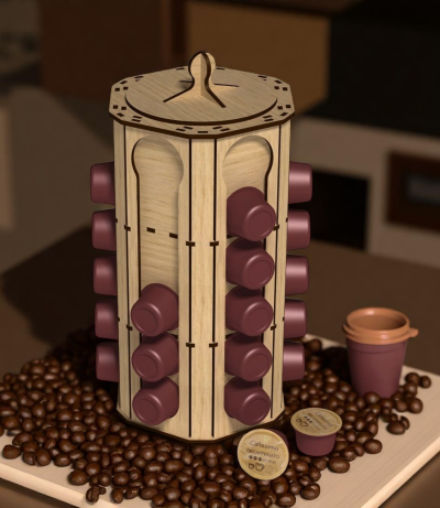 Organizador de cápsulas café