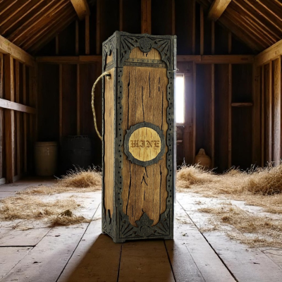 Caixa de vinho estilo Celta