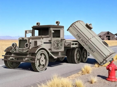 Camião Auto Tanque Bombeiros colecionadores
