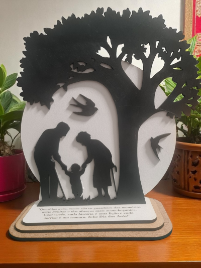 Placa decorativa dia dos Avós