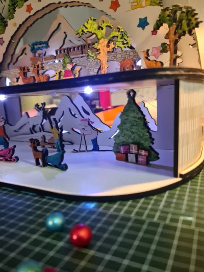 Vila de Natal na Montanha