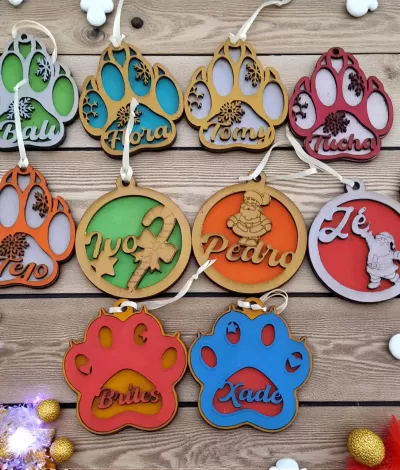 Bolas de Natal normais 3d "2 camadas"