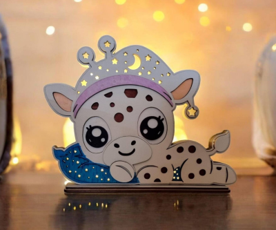 Luzes de presença para quarto de criança em forma de animais