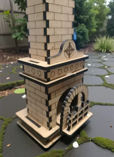 Queimador de incenso em forma de Lareira