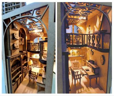 Book Nook para estantes