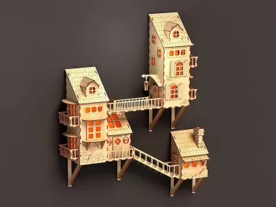 Luz presença parede "Vila"