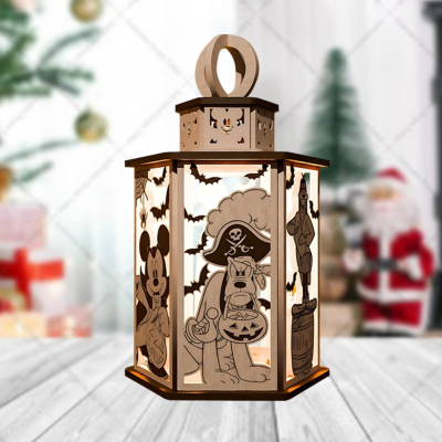 Lanterna de vela Halloween