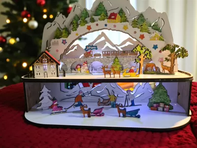 Vila de Natal na Montanha