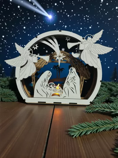 Presépio arredondado