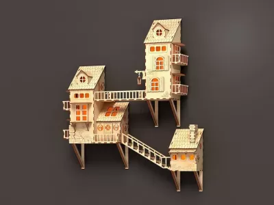 Luz presença parede "Vila"