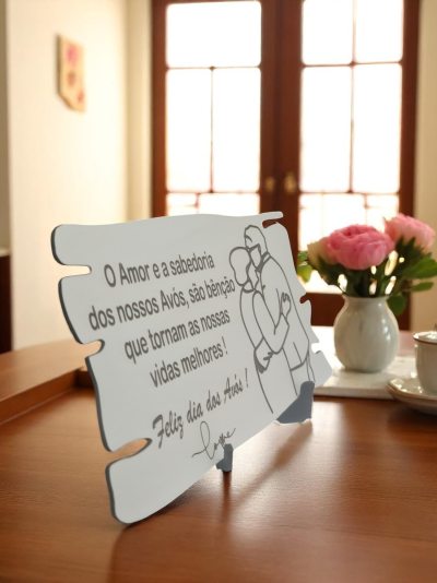 Placa dia dos Avós Pequena