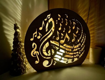 Luz de presença inspirado em musica