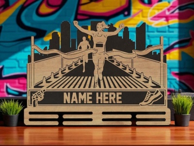 Placa organizadora de medalhas