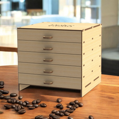 Organizador Dolce Gusto de 5 gavetas