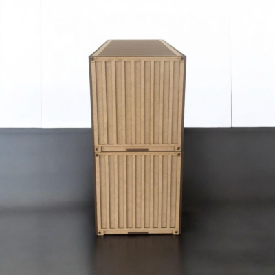 Caixa de Vinho estilo Contentor Marítimo