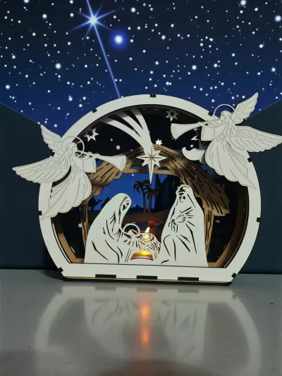 Presépio arredondado