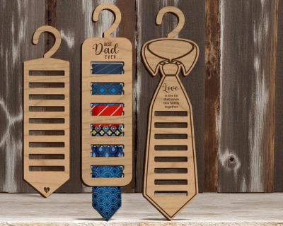 Cabide personalizado para gravatas